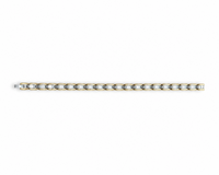 Negative Ion Exchange Bracelet — Two-Tone Woven Link
