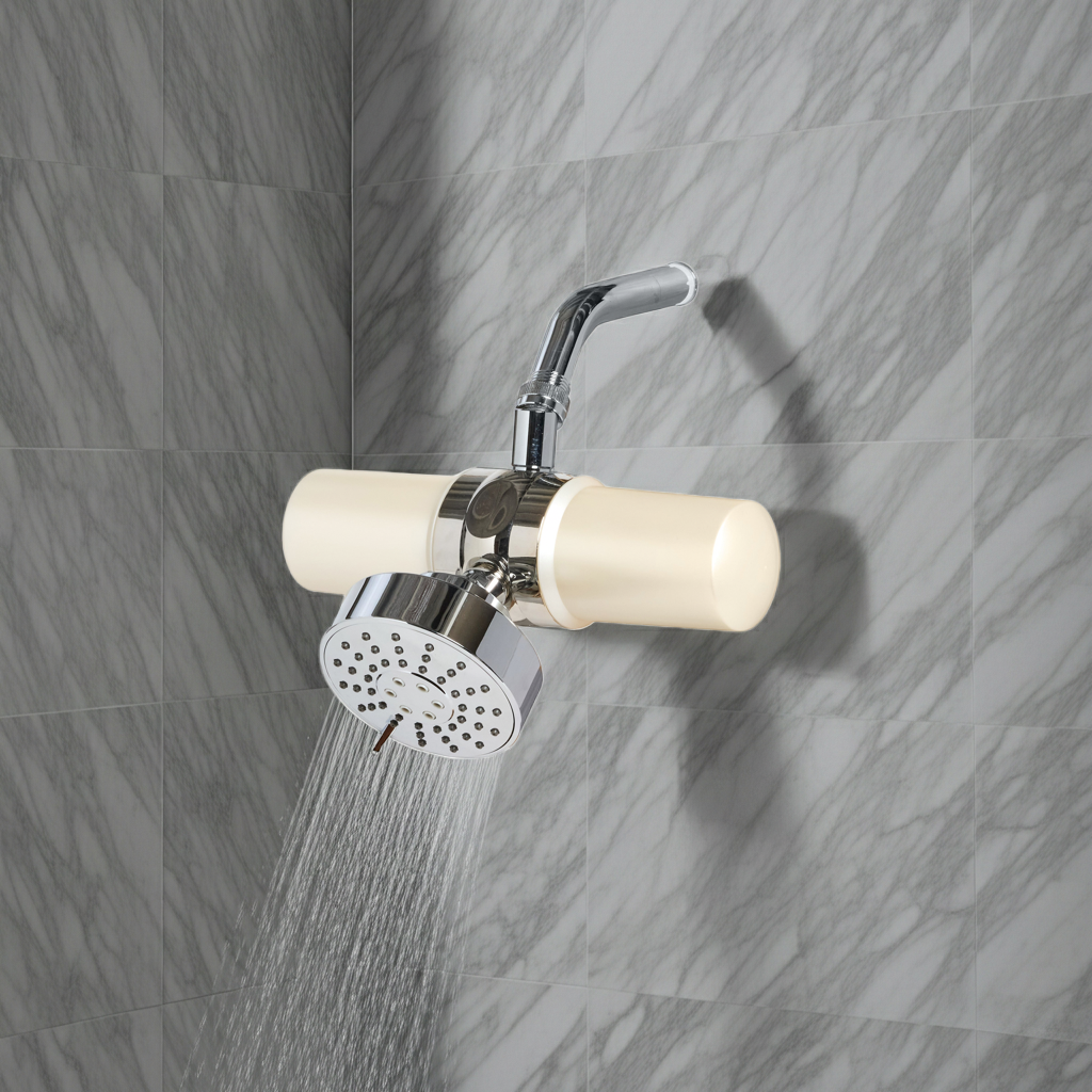 Santé Ultimate Dual KDF Shower Filter City Water